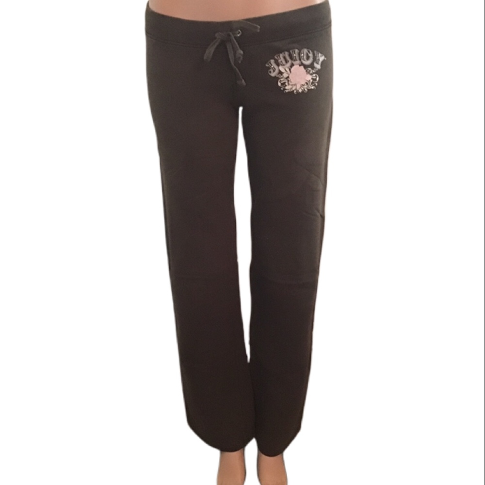 Juicy Couture Brown Cotton Bling Sweatpants Size S